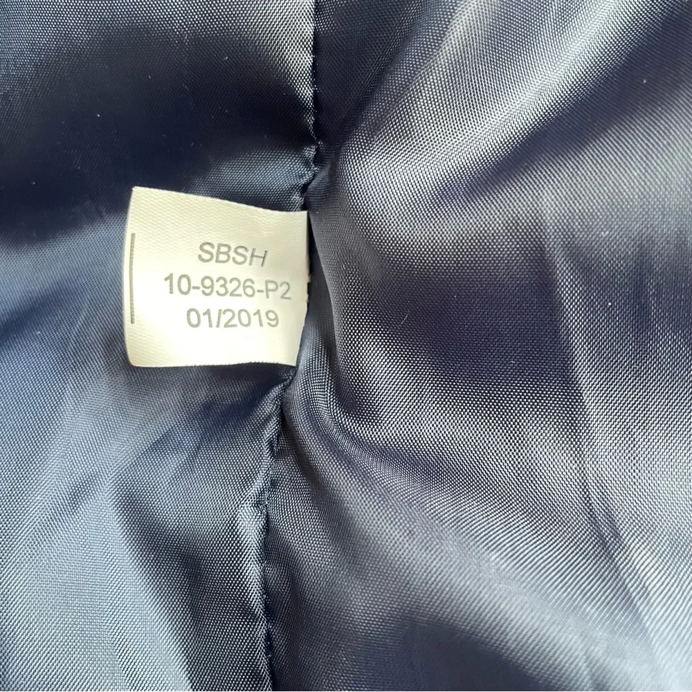 U.S. Polo Assn. Pink/Red Puffer Vest Men’s Size L Full Zip with Front Pockets - Picture 5 of 8